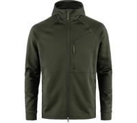 FJALLRAVEN 12600228-662 Abisko Grid Fleece Hoodie M Sweatshirt Men's Deep Forest Size XS