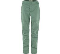 Fjallraven 14200169-614 Abisko Hike Zip-Off TRS W Pants Women's Patina Green Size 36/S