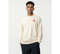 Fjallraven 1960 Logo Badge Mens Sweatshirt - Chalk White 113 - Chalk White 113 - L