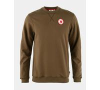 Fjallraven 1960 Logo Badge Mens Sweatshirt - Dark Oak 299 - Dark Oak 299 - XL