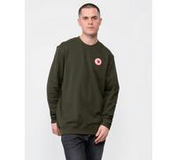 Fjallraven 1960 Logo Badge Mens Sweatshirt - Deep Forest 662 - Deep Forest 662 - XXL