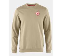 Fjall Raven - Men's organic cotton sweatshirt - 1960 Logo Badge Sweater M Fossil for Men - Size M - Beige Beige M