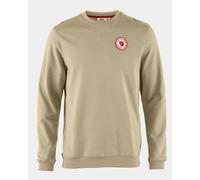 Fjallraven 1960 Logo Badge Mens Sweatshirt - Fossil 118 - Fossil 118 - M