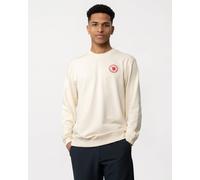 Fjallraven 1960 Logo Badge Mens Sweatshirt - White Cotton - Size Medium