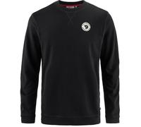 Fjallraven 1960 Logo Badge Sweater Mens in Black