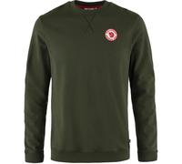 Fjallraven 1960 Logo Badge Mens Sweatshirt - Deep Forest 662 - Deep Forest 662 - XXL