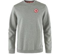 Fjallraven 1960 Logo Badge Sweater Mens in Grey/Melange