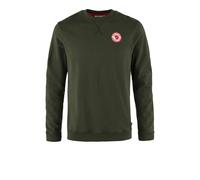 Fjallraven 1960 Logo Badge Mens Sweatshirt - Dark Green - Size X-Large