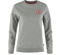 Fjallraven 1960 Logo Badge Sweater Womens in Grey/Melange