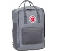 Fjällräven backpack laptop backpack with laptop compartment Kånken Re-Wool Laptop 15" 18L Granite Grey gray