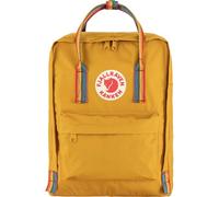 NEW - Official Fjallraven Kanken Rainbow Classic Backpack Ochre / Rainbow