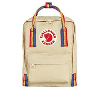 NEW - Official Fjallraven Kanken Rainbow Mini Light Oak-Rainbow Pattern