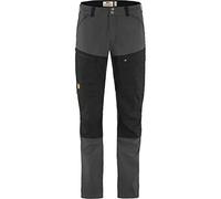Fjallraven 81154-030-550 Abisko Midsummer Zip Off Trousers M Pants Men's Dark Grey-Black Size 46
