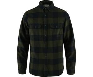 FJALLRAVEN 82978-662-555 Övik Heavy Flannel Shirt M T-Shirt Men's Deep Forest-Dark Navy Size L