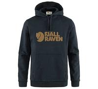 Fjallraven 84144-555 Fjällräven Logo Hoodie M Sweatshirt Men's Dark Navy Size L