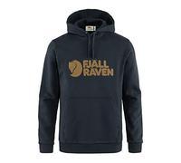 Fjallraven 84144-555 Fjällräven Logo Hoodie M Sweatshirt Men's Dark Navy Size L