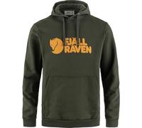 Fjallraven Logo Mens Hoodie - Forest Green - Size Large