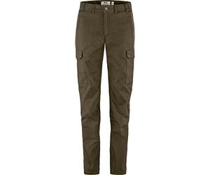 Fjallraven 84775-633 Stina Trousers W Pants Women's Dark Olive Size 34/S