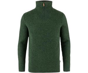 FJALLRAVEN 86672-662 Övik Half Zip Knit M Sweatshirt Men's Deep Forest Size XXXL