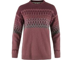 Fjallraven 86992-410-356 Övik Path Knit W/Övik Path Knit W Sweatshirt Women's Mesa Purple-Dark Garnet Size XL