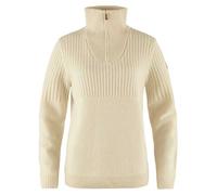 Fjallraven 86993-113 Övik Half Zip Knit W Sweatshirt Women's Chalk White Size L