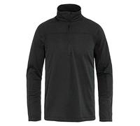 Fjallraven 87113-550 Abisko Lite Fleece Half Zip M Sweatshirt Men's Black Size S
