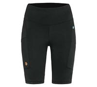 NEW - Official Fjallraven Womens Abisko Short Tights Black
