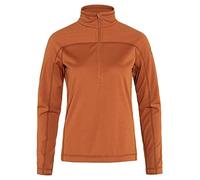 Fjallraven 87141-243 Abisko Lite Fleece Half Zip W Sweatshirt Women's Terracotta Brown Size XL