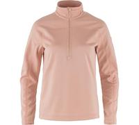 Fjallraven 87141-302 Abisko Lite Fleece Half Zip W Sweatshirt Women's Chalk Rose Size 46
