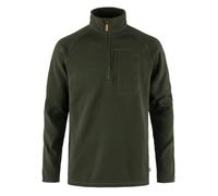 Fjallraven 87154-662 Övik Fleece Half Zip M Sweatshirt Men's Deep Forest Size L