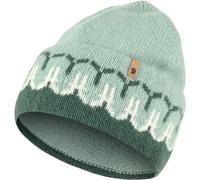 Fjallraven 87167-679-674 Övik Path Knit Beanie/Övik Path Knit Beanie Hat Unisex Deep Patina-Misty Green Size OneSize