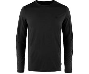 FJALLRAVEN 87194-550 Abisko Wool LS M Sweatshirt Men's Black Size L