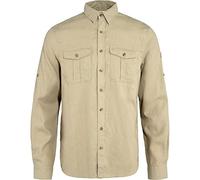 Fjall Raven - Comfortable shirt - Övik Travel Shirt LS M Sand Stone for Men in Recycled Polyester - Size L - Beige Beige