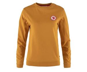 Fjallraven 87230-166 1960 Logo Badge Sweater W Sweatshirt Women's Acorn Size L