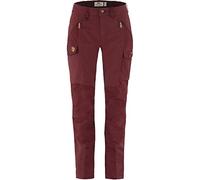 Fjallraven 89638-347 Nikka Trousers Curved W/Nikka Trousers Curved W Pants Women's Bordeaux Red Size 36
