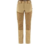 Fjallraven 89827S-196-232 Abisko Midsummer TRS W Short Shorts Women's Dune Beige-Buckwheat Brown Size 42