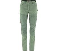 Fjallraven 89827S-613-614 Abisko Midsummer TRS W Short Shorts Women's Jade Green-Patina Green Size 38