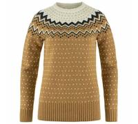 FJALLRAVEN 89941-232-113 Övik Knit Sweater W Sweatshirt Women's Buckwheat Brown-Chalk White Size L