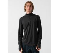 Fjallraven Abisko Day Hike Half Zip Mens Long Sleeve Top - Black 550 - Black 550 - M