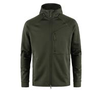 Fjällräven Abisko Grid Fleece Hoodie - Fleece jacket - Men's Deep Forest L
