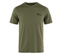 Fjällräven Abisko Wool Logo Short Sleeve T-shirt Green L Men
