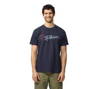 Fjallraven Archive Logo Men's T-Shirt | UK S in Dark Navy