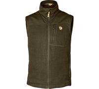 Fjallraven Buck Fleece Vest in Dark Olive