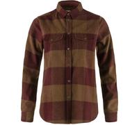 FJALLRAVEN Canada Shirt W - Women - Brown / Red - size L- model 2025 L