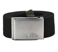 Fjällräven - Canvas Belt - Belt size 120 x 4 cm, grey/black