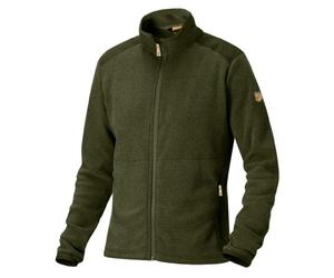 Fjallraven Comfortable fleece sweater made from recycled polyester with a slightly marbled look