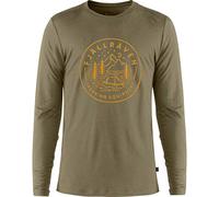 FJALLRAVEN F87000-622 Abisko Wool Tältplats LS M Light Olive XS