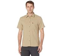 Fjällräven Övik Travel Short Sleeve Shirt Beige M Men