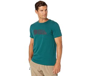 Fjallraven F87310-667 Logo T-Shirt, Men, Arctic Green, S
