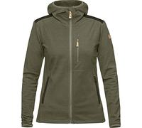 FJALLRAVEN F89765-625-662 Keb Fleece Hoodie W Laurel Green-Deep Forest M